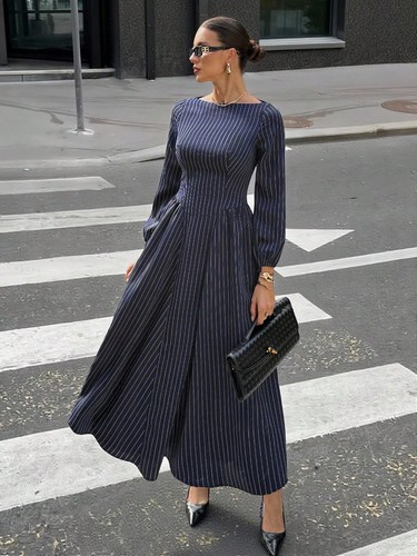 Abito donna elegante - a, righe