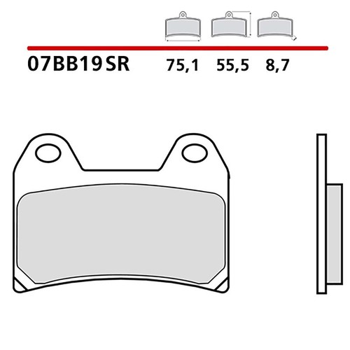 Brembo kit pastiglie - brembo, freno