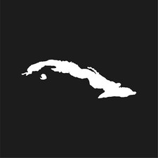 Adesivo Cuba Country Outline