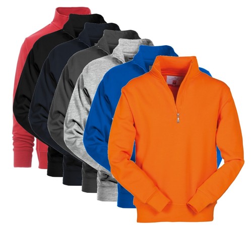 Felpa mezza zip - zip, corta
