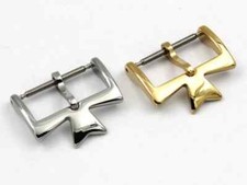 Fibbia Orologi VACHERON CONSTANTIN Acciaio/Gold Misura 18mm Steel NUOVO