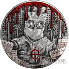 ZODIAC KILLER True Crime 2 oz moneta argento 10000 franchi Ciad 2025