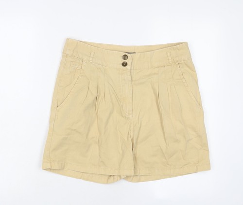 Bermuda donna beige cotone - h&m,