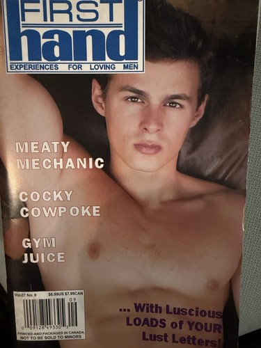 First hand gay paperback book - first,