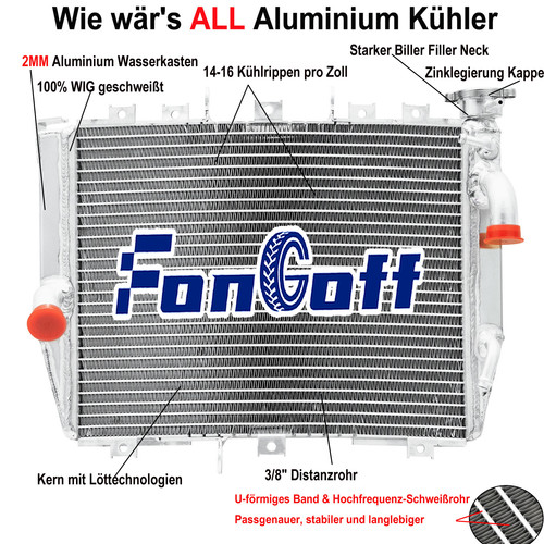 Radiatore alluminio per
