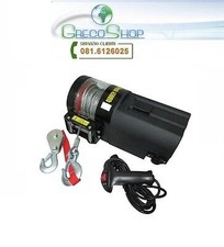 Verricello/Argano/Paranco elettrico 12V 4000 lbs con telecomando