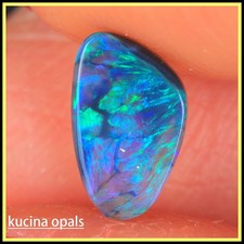 Opale cristallo nero lightning - opale,