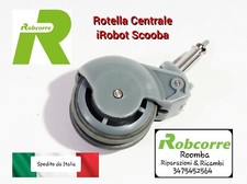Ruota Centrale per Scoba Rotella Gomma Centro di iRobot Scooba Scuba 390 385 ecc