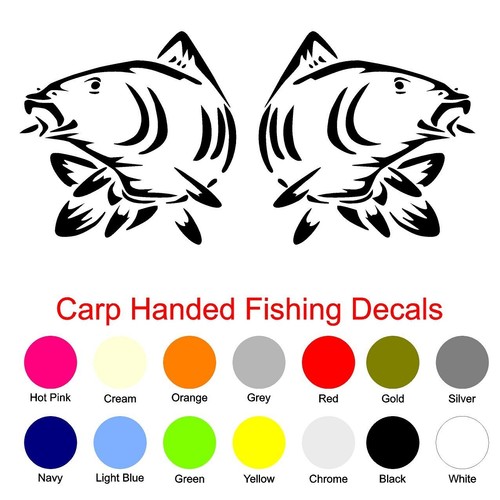Adesivi pesca carpa auto