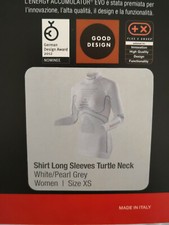 X-Bionic Energy accumulator evo White/Pearl Grey XS set completo maglia + pants