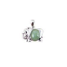 Argento sterling giada verde - argento,