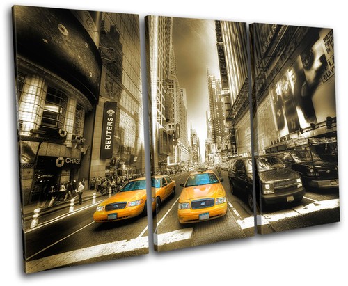 Quadro new york giallo taxi - york,