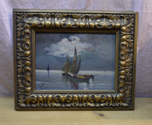 Vecchio quadro dipinto - vecchio,
