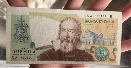 2000 lire galileo - galilei, 1973