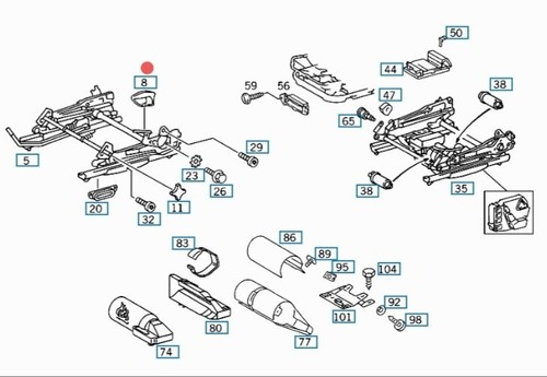 Mercedes w202 w210 leva - e,