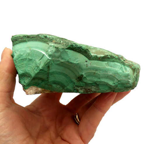 Malachite large slab grade - malachite,