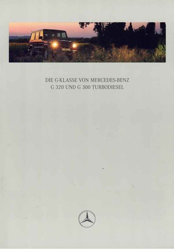 Catalogue brochure mercedes - mercedes, g