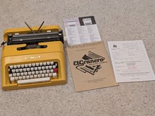 Olivetti Lettera 35 Yellow
