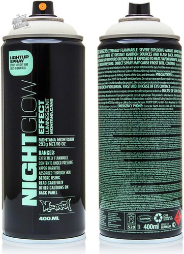 Pittura spray luminescente - pittura,