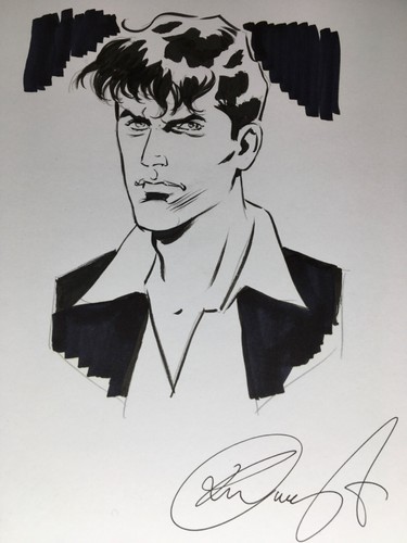 Dylan dog disegno originale - dog,