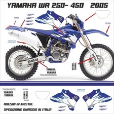 Adesivi  grafica YAMAHA WR F 250 450   2005 in kristal KIT COMPLETO
