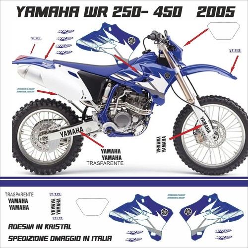 Adesivi grafica yamaha f - wr,
