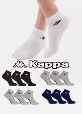 12 PAIA CALZE DA UOMO E DONNE CORTE SPORT KAPPA COTONE MISURA DA 36 A 47 / K004