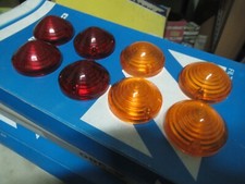 Fiat Lancia epoca - Lotto di otto plastiche fanali posteriori - Ricambio nuovo