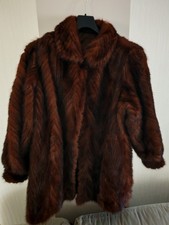 pelliccia visone marrone