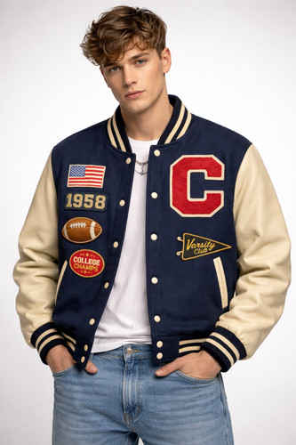 Giacca unisex college varsity - giacca,