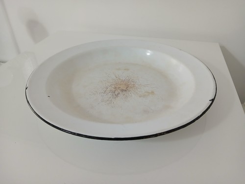 Antico vassoio piatto metallo - piatto,