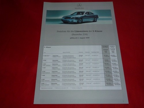 Mercedes w220 classe 320 - w220,