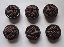 lotto 6 * BOTTONE MARRONE  in