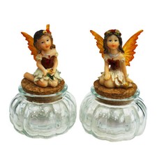 34521 Bomboniere Barattolo Portaconfetti Fata Fatina Battesimo Comunione Complea
