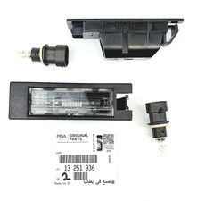 2 luci targa originali Opel