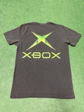 Camicia verde logo originale Xbox taglia small grigia Xbox 360 videogioco grunge MARCATA