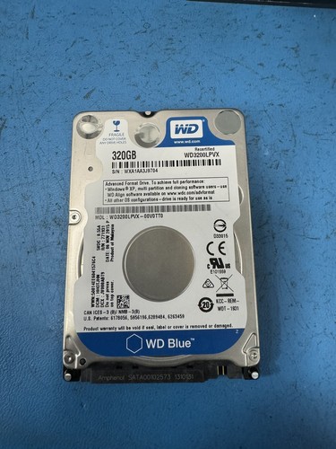 Wd3200lpvx blu 320 gb sata - wd.,
