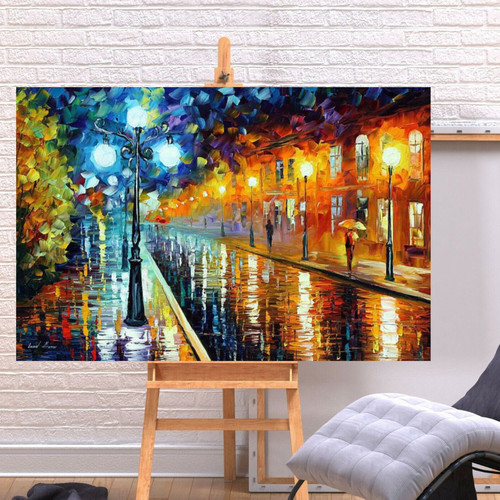 Leonid afremov luci - luci, blu