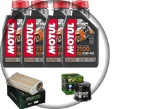 TAGLIANDO/HONDA HORNET 600 2007-2013 MOTUL/7100 10W40/FILTRO OLIO E ARIA