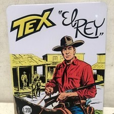 Tex - El Rey - Targa in Metallo