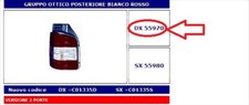 55970 FANALE POSTERIORE DX S/PORTALAMPADA VW TRANSPORTER T5 03- 09