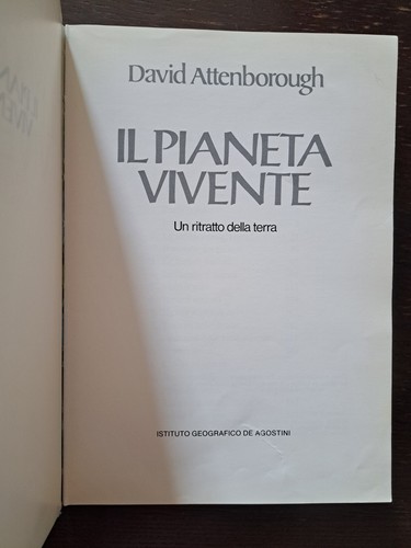 Libro pianeta vivente - pianeta,