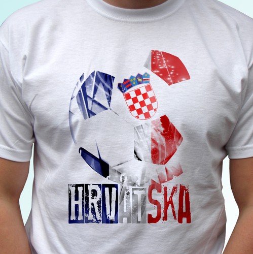 Shirt bianca bandiera - t-shirt,