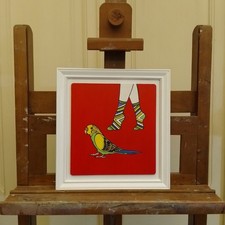 COCORITA IN LOVE Chi Si Somiglia Si Piglia Dipinto a mano Quadro Moderno Art 