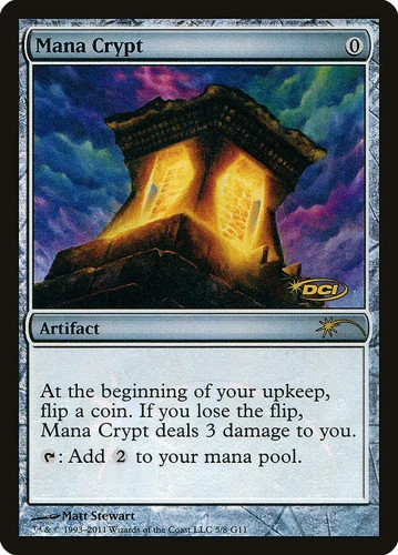 Mana crypt foil promo judge - mana,