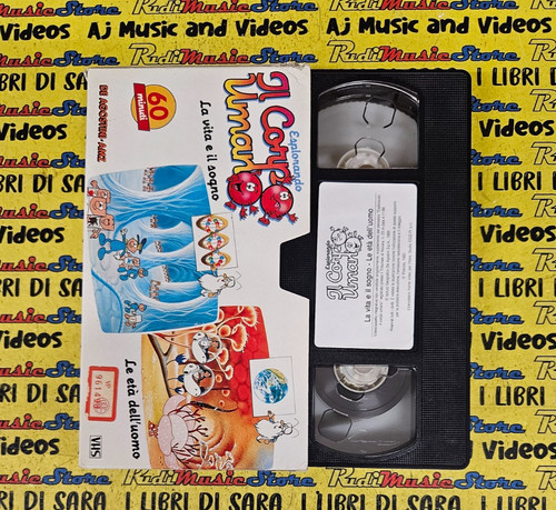 Vhs cartonata esplorando - vhs,