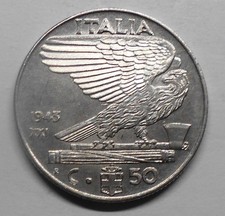50 Centesimi 1943 quasi FDC
