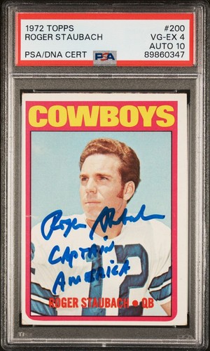 1972 topps roger staubach - 1972,