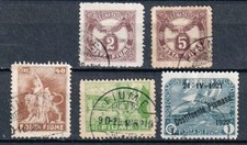 FIUME 1919 1922 - 5 valori