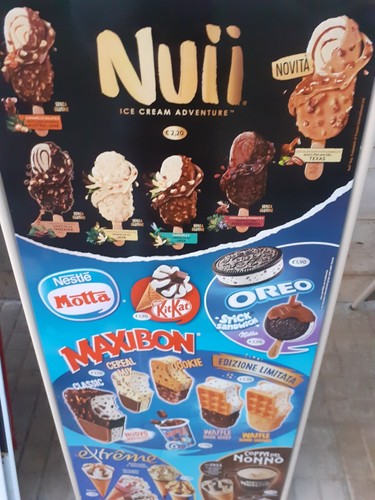 Targa gelati - "targa,